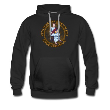 Abschluss Hoodie - Latein - Vita Nostra Brevis Est - Ergo Bibamus