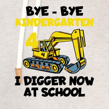 Abschluss Hoodie - Bye Bye Kindergarten Schule Bauwagen