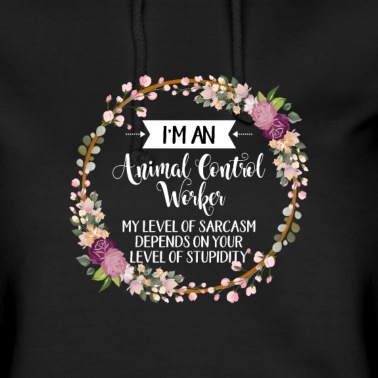 Abschluss Hoodie - Ich bin ein Tiertrainer Mein Niveau des Sarkasmus hängt ab