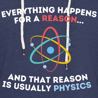 Abschluss Hoodie - Lustiges Physiker Geschenk Atome