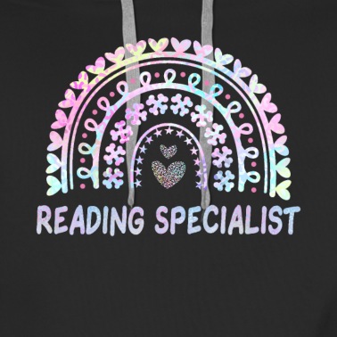 Abschluss Hoodie - Lesespezialist Leopard Rainbow