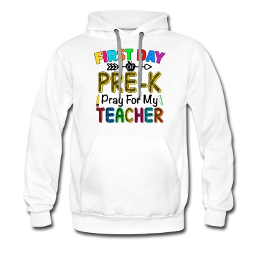 Abschluss Hoodie - Erster Vorschultag bete für meinen Lehrer