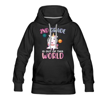 Abschluss Hoodie - 2ND GRADE UNICORN ist nicht von der Welt für