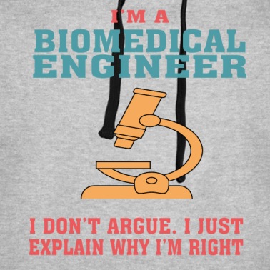 Abschluss Hoodie - Lustiges Biomedizintechnik-Zitat für Biomedizin