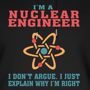 Abschluss Hoodie - Lustiges Nukleartechnik-Zitat für Nuclear Engine