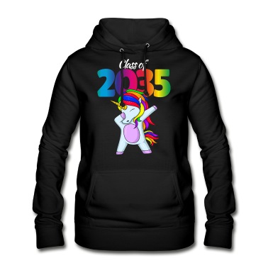 Abschluss Hoodie - Klasse von 2035 Auftube Einhorn Kindergarten