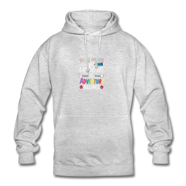 Abschluss Hoodie - 12. KLASSE, IN DER DAS ABENTEUER BEGINNT