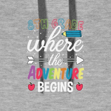 Abschluss Hoodie - 8. KLASSE, IN DER DAS ABENTEUER BEGINNT