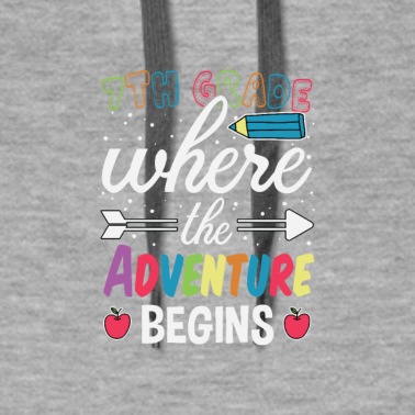 Abschluss Hoodie - 7. KLASSE, IN DER DAS ABENTEUER BEGINNT