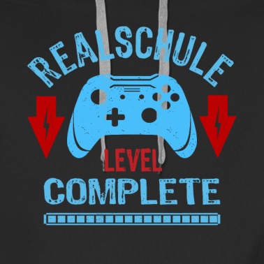 Abschluss Hoodie - Realschule Schulabschluss Level Complete Geschenk