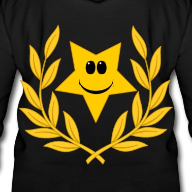 Abschluss Hoodie - Stern Star Sternchen Sieger Lorbeerkranz Sieg