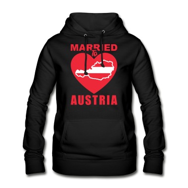 Abschluss Hoodie - married to austria verheiratet mit österreich berg
