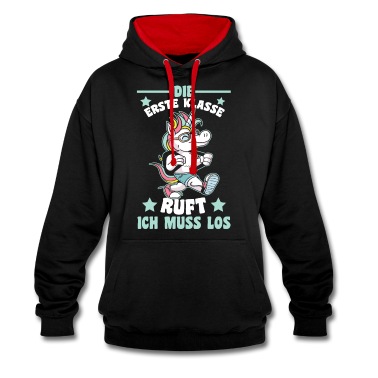 Abschluss Hoodie - Einschulung Kita Abschied Schulkind Erste Klasse E