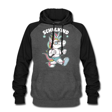 Abschluss Hoodie - Einschulung Einhorn Schulkind Erste Klasse Einschu