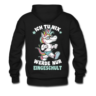 Abschluss Hoodie - Schulkind Prinzessin Einhorn Erster Schultag Einsc