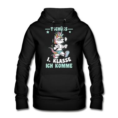 Abschluss Hoodie - Schulkind Einhorn Erste Klasse Kindergarten Einsch