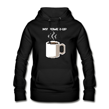 Abschluss Hoodie - my power-up/ Mein Power-Up / Kaffeeliebe