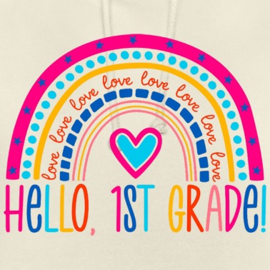 Abschluss Hoodie - hello, 1st grade!