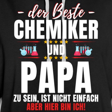 Abschluss Hoodie - DER BESTE CHEMIKER UND PAPA! Lustiges Chemiker