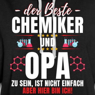 Abschluss Hoodie - DER BESTE CHEMIKER UND OPA! Lustiges Chemiker
