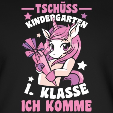 Abschluss Hoodie - Schulkind Einhorn Erste Klasse Kindergarten Einsch