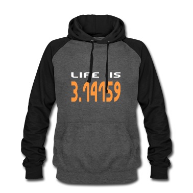 Abschluss Hoodie - Life is 3.14159 / Pi / Wisseneschaft / Mathematik