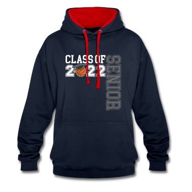 Abschluss Hoodie - Klasse von 2022 Basketball Senior