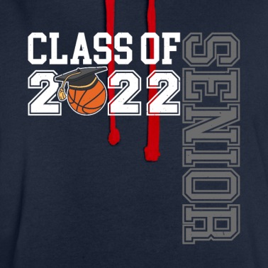 Abschluss Hoodie - Klasse von 2022 Basketball Senior