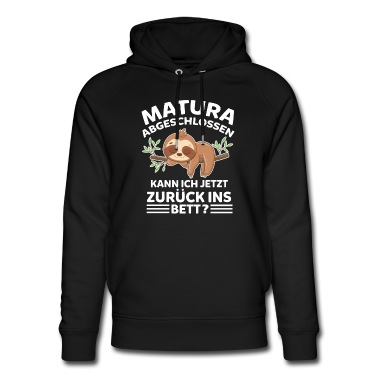Abschluss Hoodie - Faultier Gymnasium Abschluss Matura Gymnasiast Abi