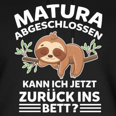 Abschluss Hoodie - Faultier Gymnasium Abschluss Matura Gymnasiast Abi