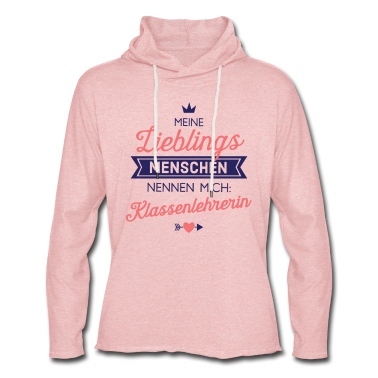 Abschluss Hoodie - Lieblingsmenschen Klassenlehrerin Geschenk Spruch