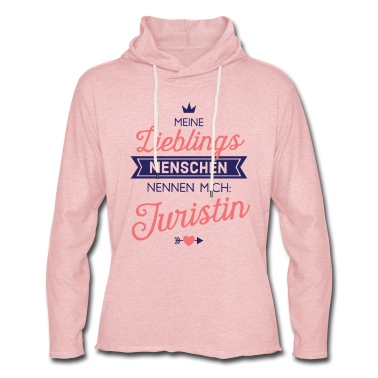 Abschluss Hoodie - Lieblingsmenschen Juristin Geschenk Spruch