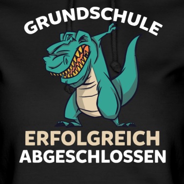 Abschluss Hoodie - Dinosaurier T-rex Grundschüler Grundschule Abschlu