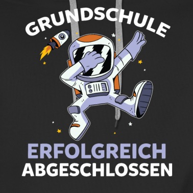 Abschluss Hoodie - Dabbing Astronaut Grundschulabschluss Grundschule