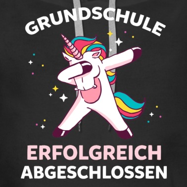 Abschluss Hoodie - Grundschule Dabbing Einhorn Grundschulabschluss