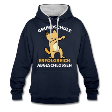 Abschluss Hoodie - Grundschulabschluss Katze Kater Grundschule Abschl