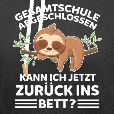 Abschluss Hoodie - Faultier Gesamtschule Abschluss Schüler Gesamtschü