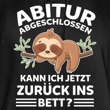 Abschluss Hoodie - Faultier Gymnasium Abschluss Schüler Gymnasiast Ab