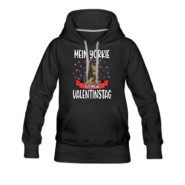 Abschluss Hoodie - Yorkshire Yorkie Hund Lustig Valentinstag Geschenk