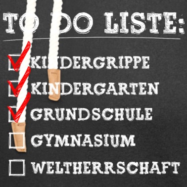 Abschluss Hoodie - TO DO liste für Gymnasium Schulanfang Schulstart