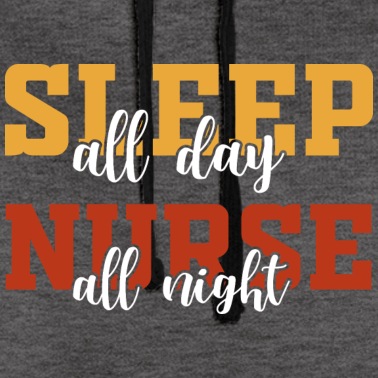 Abschluss Hoodie - NIghtshift Krankenschwester Schlaf den ganzen Tag