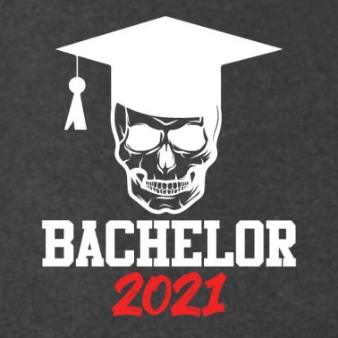 Abschluss Hoodie - Bachelor 2021 Geschenk Bachelor Hut Totenkopf