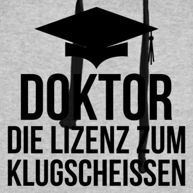 Abschluss Hoodie - Doktor Lizenz Student Phd Uni Geschenk