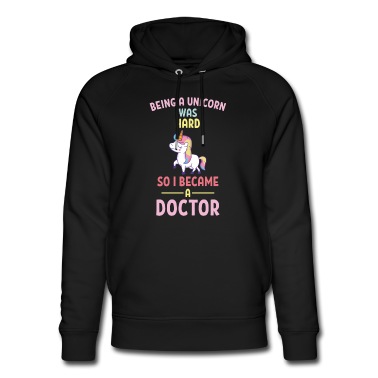 Abschluss Hoodie - Doktor Einhorn Spruch Student Geschenk
