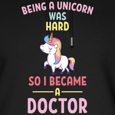 Abschluss Hoodie - Doktor Einhorn Spruch Student Geschenk