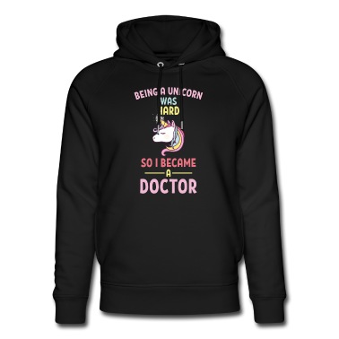 Abschluss Hoodie - Doktor Einhorn Spruch Student Geschenk