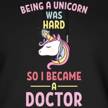Abschluss Hoodie - Doktor Einhorn Spruch Student Geschenk