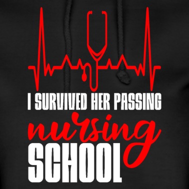 Abschluss Hoodie - I Survived Her Passing Nursing School 6