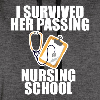 Abschluss Hoodie - I Survived Her Passing Nursing School 5