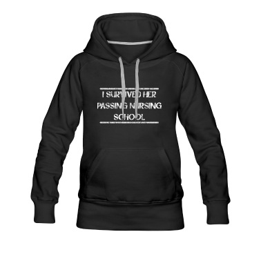 Abschluss Hoodie - I Survived Her Passing Nursing School 4